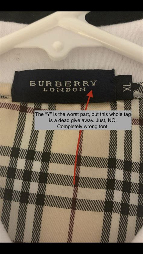 burberry fake label|how to check Burberry authenticity.